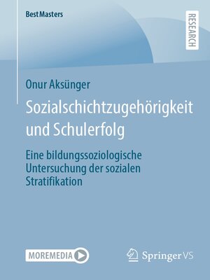 cover image of Sozialschichtzugehörigkeit und Schulerfolg